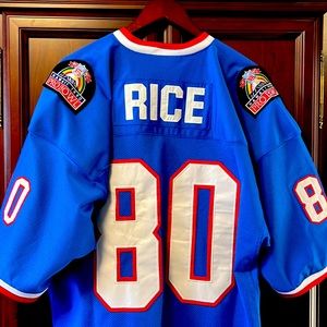 NFL SF 49ers Vintage Jerry “Goat” Rice #80 1990 AFC-NFC Hawaii Pro Bowl Jersey!